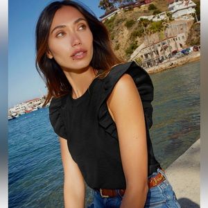 NATION LTD Paulette tank in black